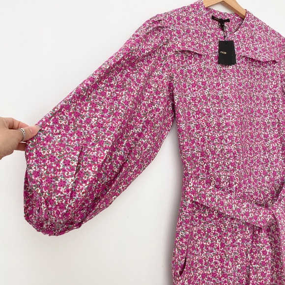 Maje Pyad floral jumpsuit - Picture 8 of 9